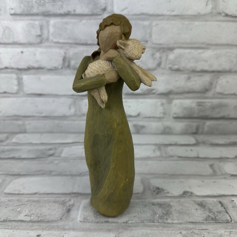 Willow Tree Figurine Peace On Earth Woman With Lamb Susan Lordi 2002